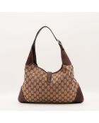 Sac Jackie Bouvier marron - 38 x 27 x 3.8 cm
