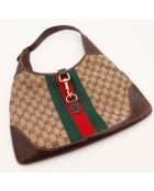 Sac Jackie Bouvier marron - 38 x 27 x 3.8 cm