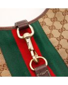 Sac Jackie Bouvier marron - 38 x 27 x 3.8 cm
