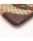 Sac Jackie Bouvier marron - 38 x 27 x 3.8 cm