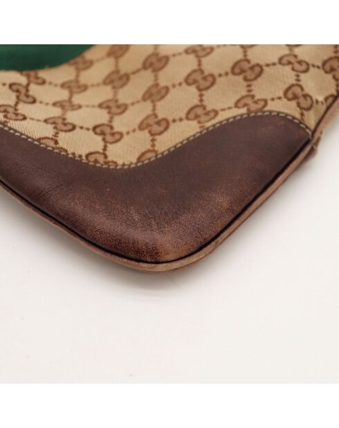 Sac Jackie Bouvier marron - 38 x 27 x 3.8 cm