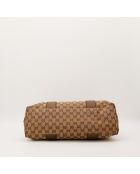 Tote bag Bambou marron - 38 x 30 x 14 cm