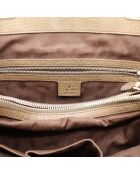 Tote bag Bambou marron - 38 x 30 x 14 cm