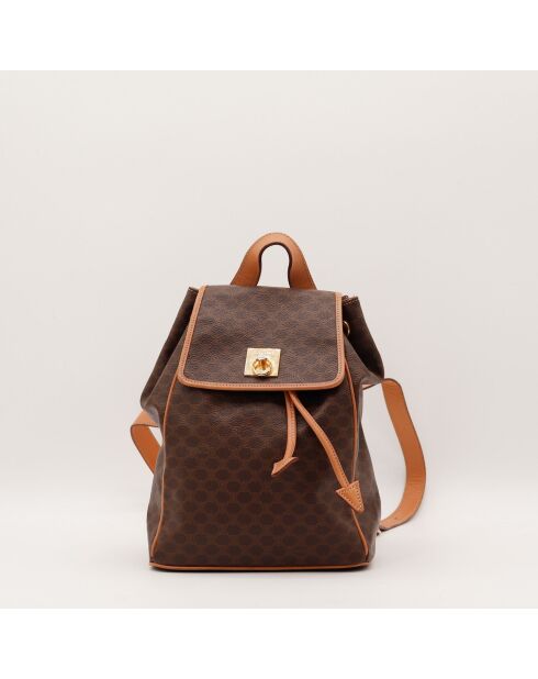 Sac à Dos Macadam marron - 21 x 27 x 11 cm