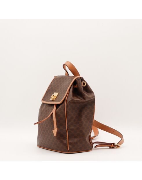 Sac à Dos Macadam marron - 21 x 27 x 11 cm