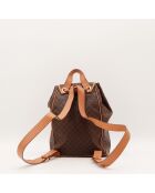 Sac à Dos Macadam marron - 21 x 27 x 11 cm