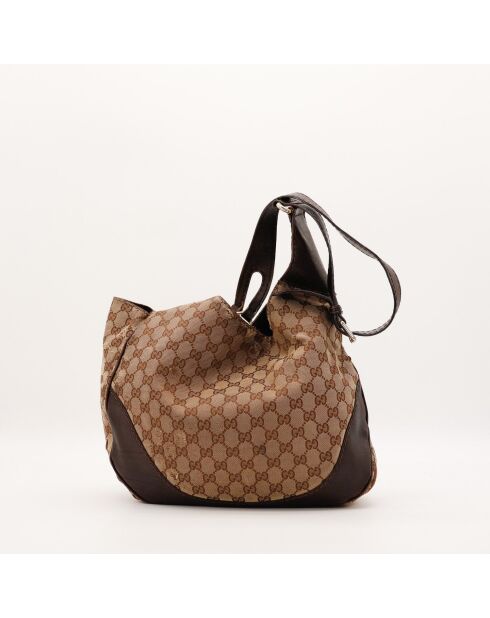 Sac Hobo Charlotte beige - 39 x 28 x 16 cm