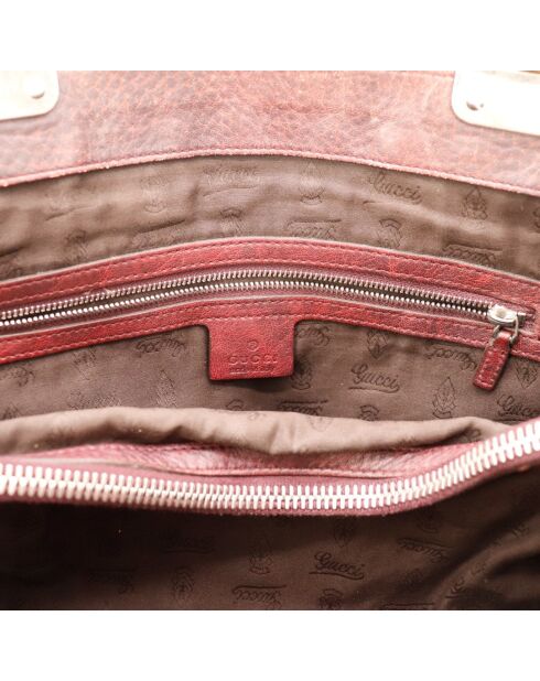 Tote bag Bambou marron - 38 x 30 x 14 cm