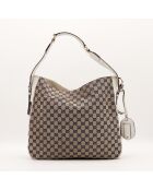 Sac Hobo Web Heritage blanc - 40 x 34 x 10 cm