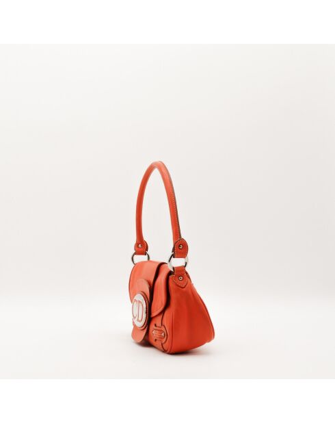 Sac en cuir Hobo Saint Germain rouge - 24 x 14 x 7 cm