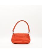 Sac en cuir Hobo Saint Germain rouge - 24 x 14 x 7 cm