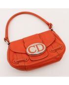 Sac en cuir Hobo Saint Germain rouge - 24 x 14 x 7 cm