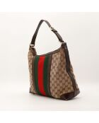 Sac Hobo Web marron - 32 x 31 x 13 cm