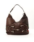 Sac en cuir Hobo Horsebit Heritage marron - 36 x 34 x 12 cm