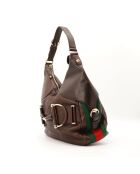 Sac en cuir Hobo Horsebit Heritage marron - 36 x 34 x 12 cm