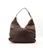 Sac en cuir Hobo Horsebit Heritage marron - 36 x 34 x 12 cm