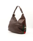 Sac en cuir Hobo Horsebit Heritage marron - 36 x 34 x 12 cm