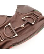 Sac en cuir Hobo Horsebit Heritage marron - 36 x 34 x 12 cm