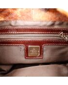 Sac en cuir Mamma fauve - 22 x 27 x 13 cm