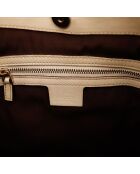 Sac en cuir Hobo Horsebit 85ème Anniversaire crème - 33 x 40 x 5 cm