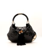 Sac en cuir Indy Hobo noir - 45 x 30 x 5 cm