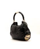 Sac en cuir Indy Hobo noir - 45 x 30 x 5 cm