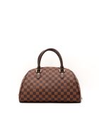 Sac Ribera MM Damier ébène ébène - 35 x 22 x 19 cm