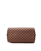 Sac Ribera MM Damier ébène ébène - 35 x 22 x 19 cm