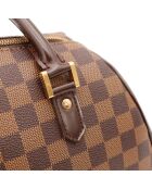 Sac Ribera MM Damier ébène ébène - 35 x 22 x 19 cm