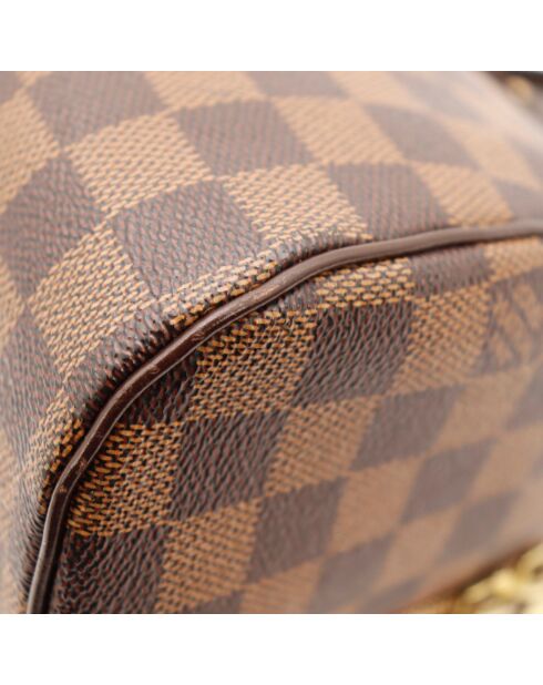 Sac Ribera MM Damier ébène ébène - 35 x 22 x 19 cm