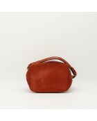 Sac en cuir Petit Noé Épi marron - 25 x 26 x 20 cm