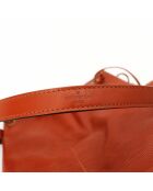Sac en cuir Petit Noé Épi marron - 25 x 26 x 20 cm