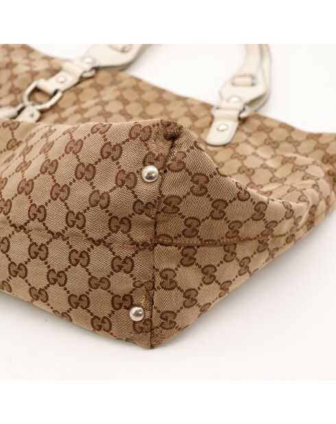 Tote bag Horsebit beige - 30 x 33 x 17 cm