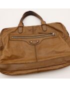 Sac en cuir City Work camel - 41 x 30 x 18 cm