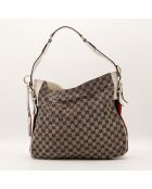 Sac Hobo Web Heritage marron - 40 x 34 x 10 cm