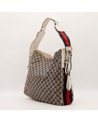 Sac Hobo Web Heritage marron - 40 x 34 x 10 cm
