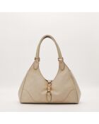 Sac en cuir Hobo Guccissima crème - 30 x 17 x 11 cm