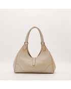 Sac en cuir Hobo Guccissima crème - 30 x 17 x 11 cm