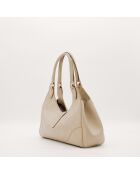 Sac en cuir Hobo Guccissima crème - 30 x 17 x 11 cm