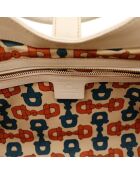 Sac en cuir Hobo Guccissima crème - 30 x 17 x 11 cm