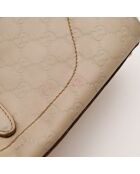 Sac en cuir Hobo Guccissima crème - 30 x 17 x 11 cm
