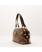 Sac en cuir Babouska marron - 34 x 20.5 x 14 cm
