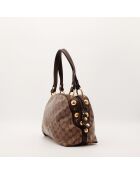 Sac en cuir Babouska marron - 34 x 20.5 x 14 cm