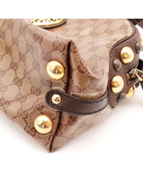 Sac en cuir Babouska marron - 34 x 20.5 x 14 cm