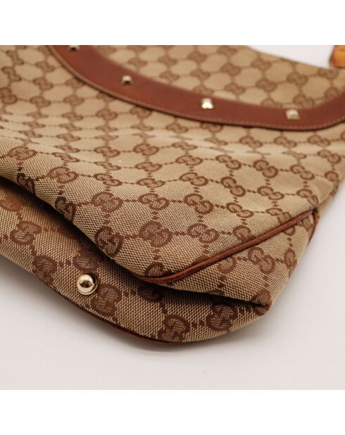 Sac Hobo Anita Bambou beige - 32 x 25 x 8 cm