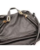 Sac en cuir Paraty noir - 44 x 28 x 18 cm