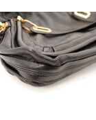 Sac en cuir Paraty noir - 44 x 28 x 18 cm