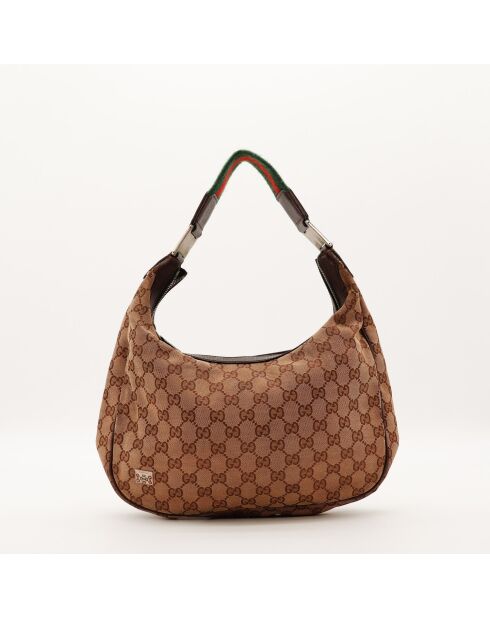 Sac Hobo Web marron - 18 x 29 x 5 cm