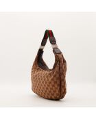 Sac Hobo Web marron - 18 x 29 x 5 cm
