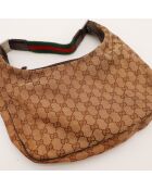 Sac Hobo Web marron - 18 x 29 x 5 cm